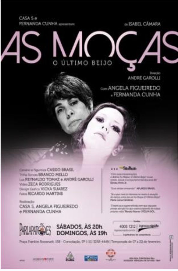 Capa: As Moças — O Último Beijo